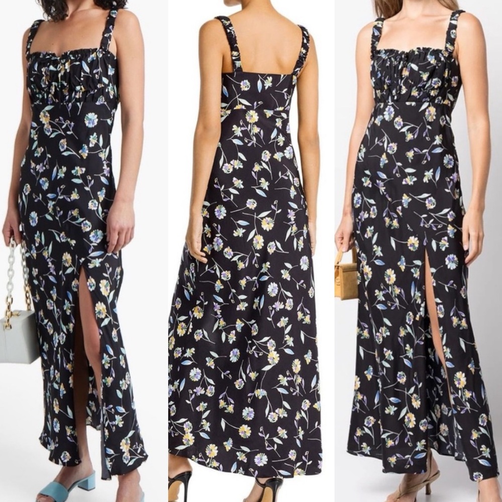 NICHOLAS Nina floral-print satin maxi dress, size 10
 $395
Size: 10
NICHOLAS
NWT - Picture 7 of 12
